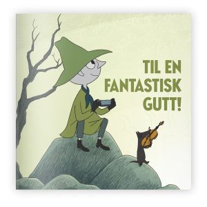 Mummi dobbeltkort -  Til en fantastisk gut 12cm