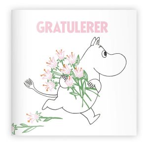 Mummi dobbeltkort -  Gratulerer 12 cm