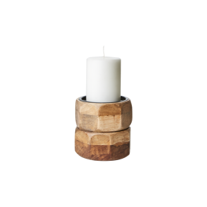 BRONX Candle holder S, Brown