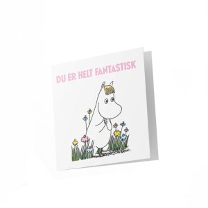 Mummi dobbeltkort - Du er helt fantastis 7,5 cm