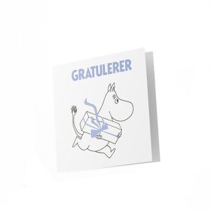Mummi dobbeltkort - Gratulerer 7,5cm
