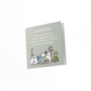 Mummi dobbeltkort - Gratulerer 12 cm