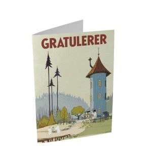Mummi dobbeltkort - Gratulerer 17 cm