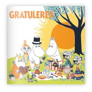 Mummi dobbeltkort -  Gratulerer 12 cm