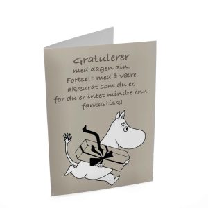 Mummi dobbeltkort - Gratulerer 17cm