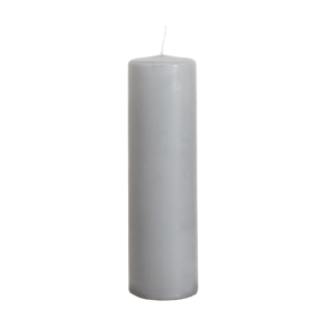 SKYLINE Pillar candle, Graphite grey