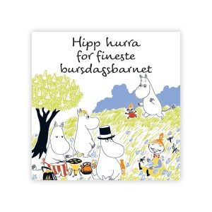 Mummi dobbeltkort - Hipp hurra 7,5 cm