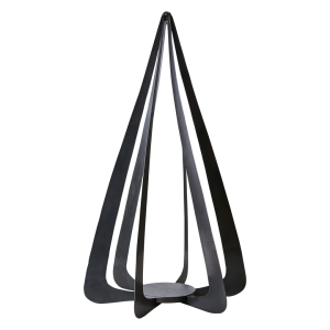 BODIL Outdoor candle holder/plant support, Black