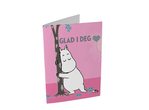 Mummi dobbeltkort - Glad i deg 17cm
