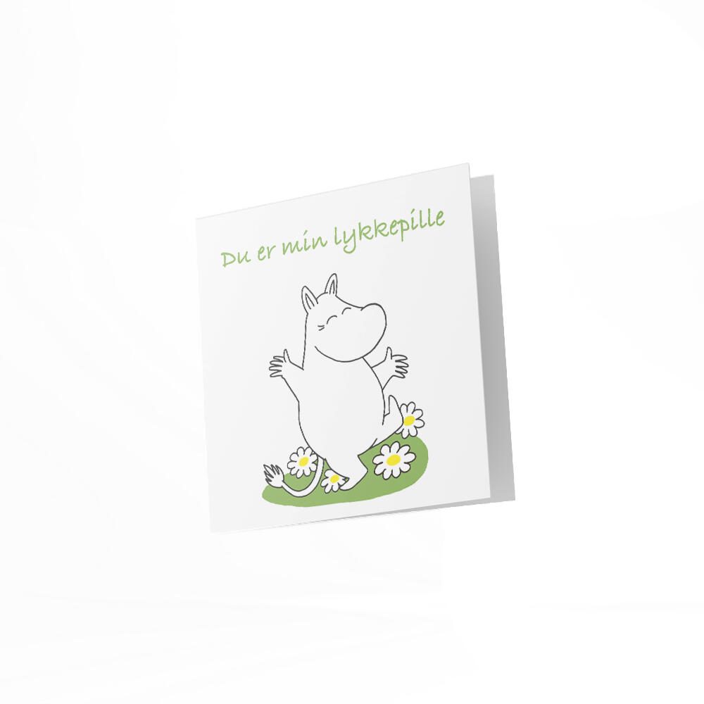 Mummi dobbeltkort - Du er min lykkepille 12cm