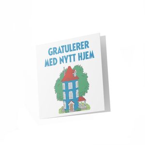 Mummi dobbeltkort - Gratulerer med nytt