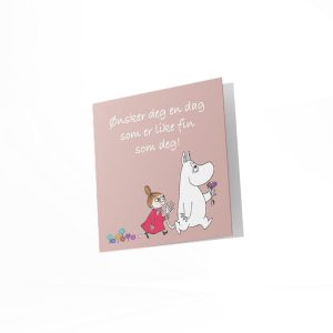 Mummi dobbeltkort - Gratulerer med dagen 12 cm