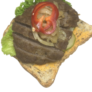 Elgkarbonade smørbrød