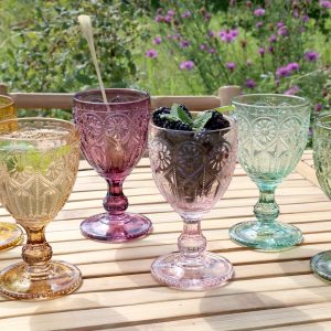 Saint-Émilion vinglass med mønster