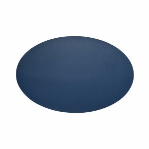 West - Kuv. brikke Marineblå 43,5x28,5 cm oval