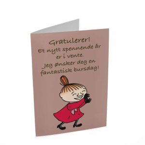 Mummi dobbeltkort -Gratlerer 17cm