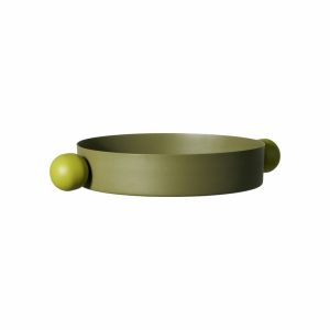 Fame tray green D26 H5,5