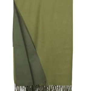 Cashmere scarf twotone grønn
