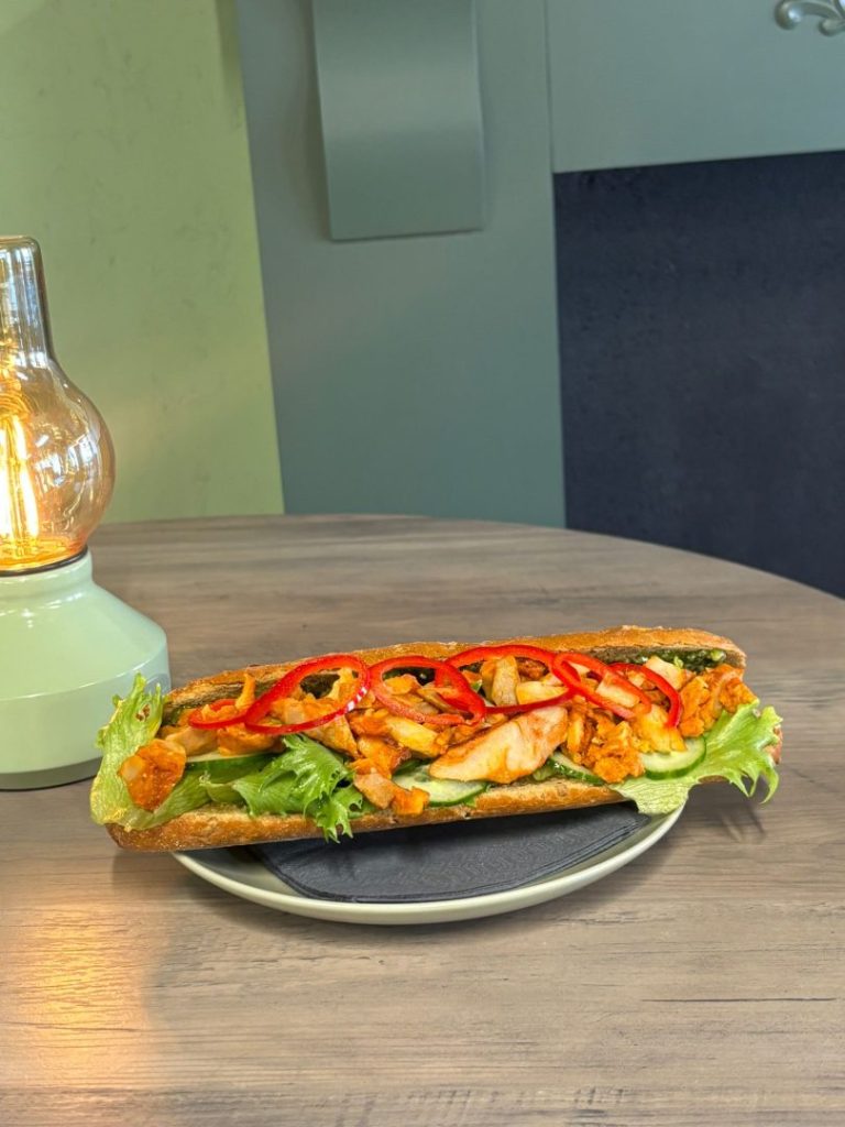 Baguette Kylling Pesto