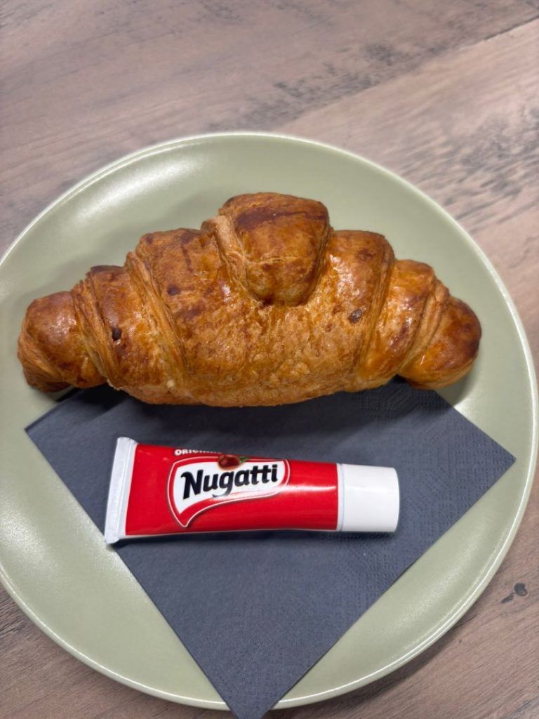 Croissant med Nugatti