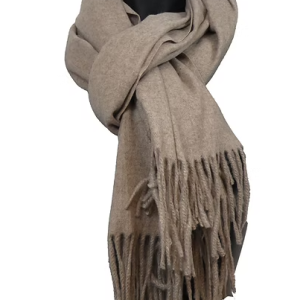 Cashmere scarf sand