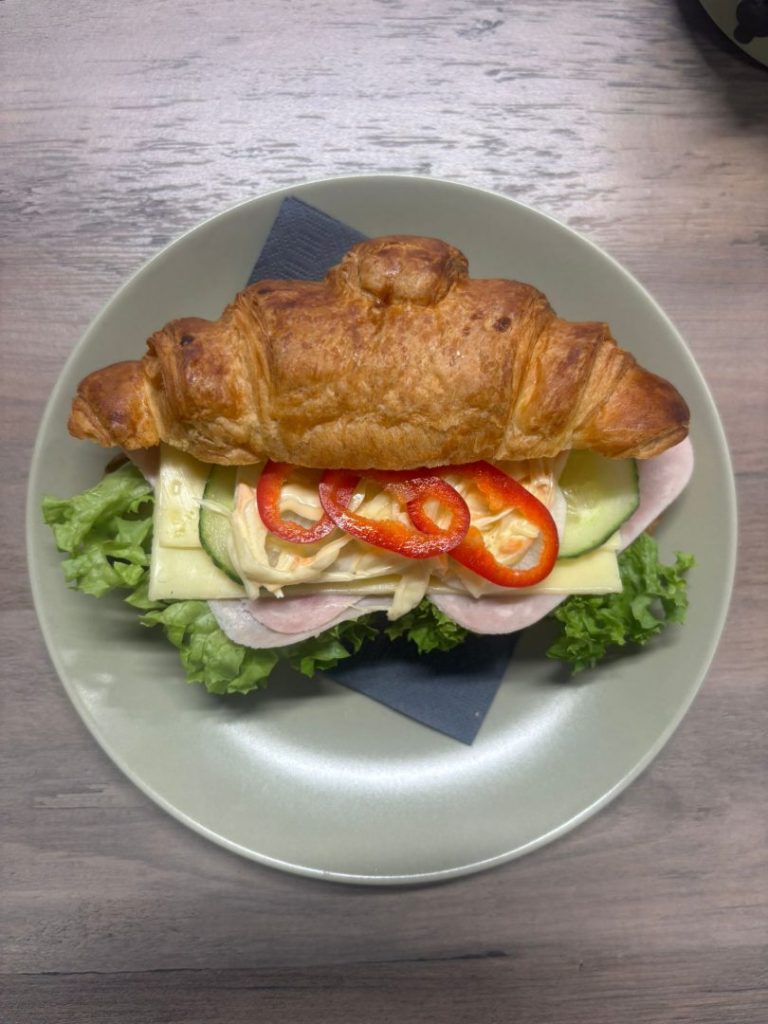 Croissant med Ost/Skinke