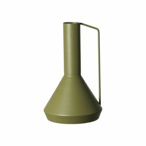 Bellora Vase Olive green D16 H25