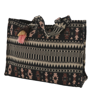 Sens Shopper – jacquardvevd veske