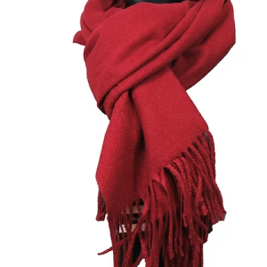 Cashmere scarf Burgunder