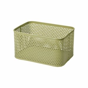 Yumi basket  green L18,5 W25,5 H13,5