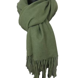 cashmere scarf olive