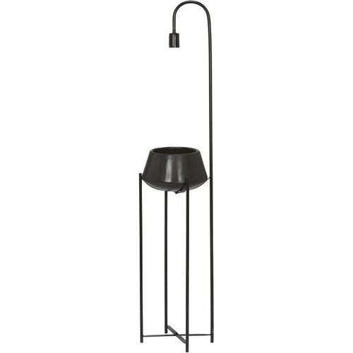 Plantepotte med belysning – Svart - Bilde 2