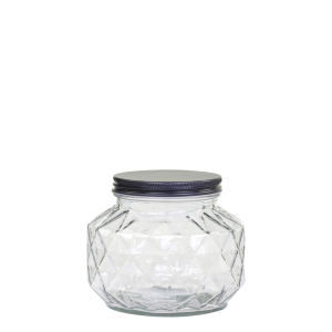 Opbevaringsglas m. diamantudskæring 1680 ml