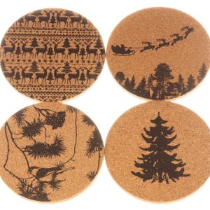 Brikke Julemotiv kork