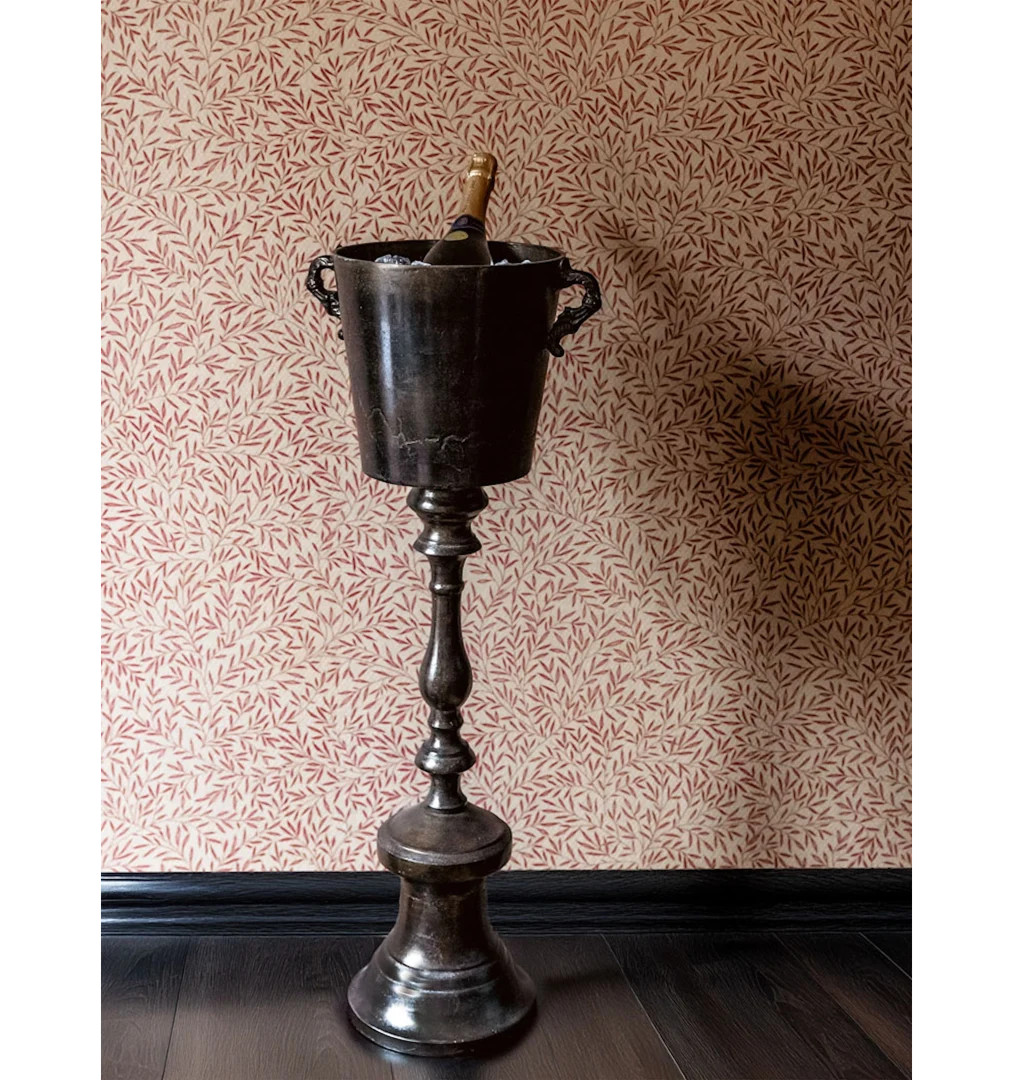 Vinkjøler på fot – Brushed Brass