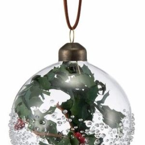 Kule gjennomsiktig glass D8cm green/red