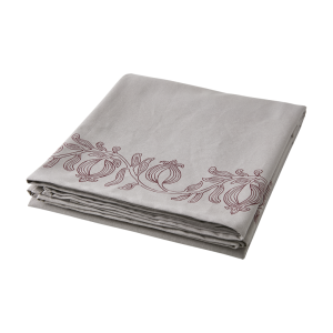 Juleduk – Natur/Burgundy 150 × 250 cm