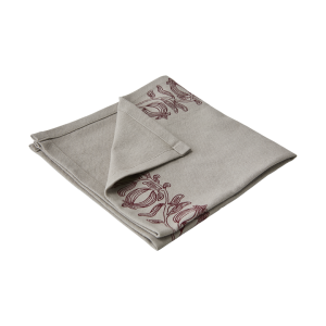 Serviett – Natur/Burgundy 40 × 40 cm