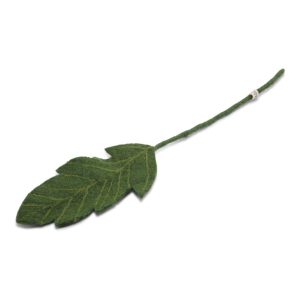 Stort mørkegrønt blad – 45 cm